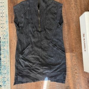 Anthropologie Black Mini Dress